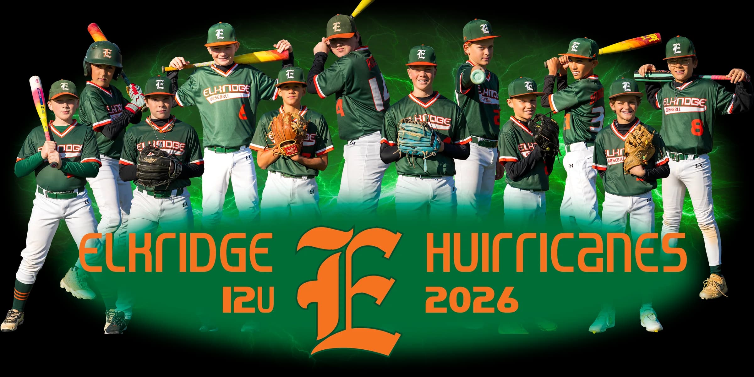 The Elkridge Hurricanes Berry 12U team